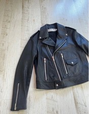 Christian Dior Diorangeles Biker Jacket Goat Leather Made in Italy Women s