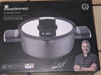 Masterpro Roland Trettel  Kochtopf 3,9L 24cm  geschmiedetes Aluminium Ilag  NEU 