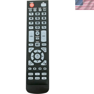 Ergonomic Universal Remote Control for Element TVs - No Programming Required