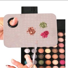 Acrylic Makeup Mixing Palette with Spatula Cosmetic Foundation Concealer Tray