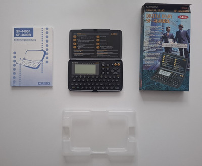 Casio Digital Diary SF-4600BX 64 KB elektronischer Organizer mit OVP & Anleitung