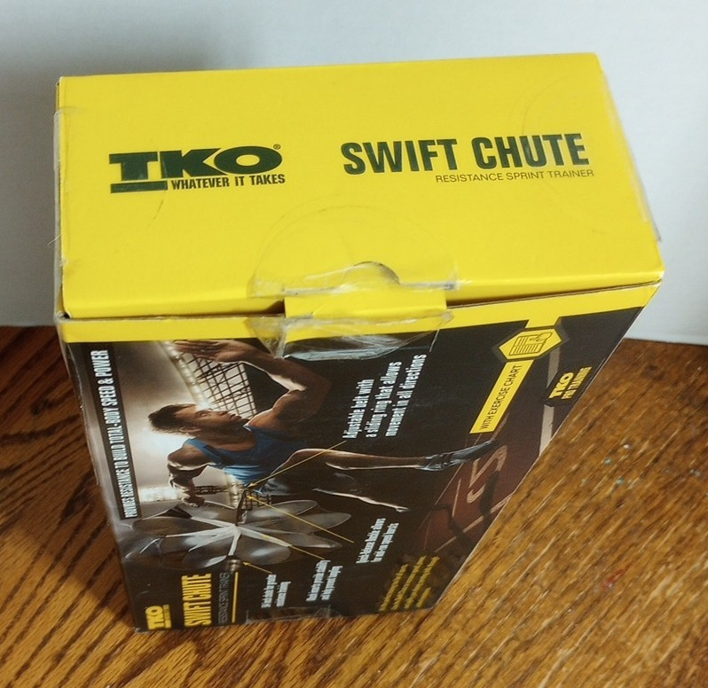 TKO Swift Chute Resistance Sprint Trainer 54" Speed Parachute Open Box New