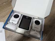 BabySense V35 2US Video Baby Monitor 2 Cameras LCD Tested Works