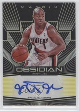 2019-20 Panini Obsidian Matrix Electric Etch Yellow 8/10 Jarrett Jack Auto 0q0