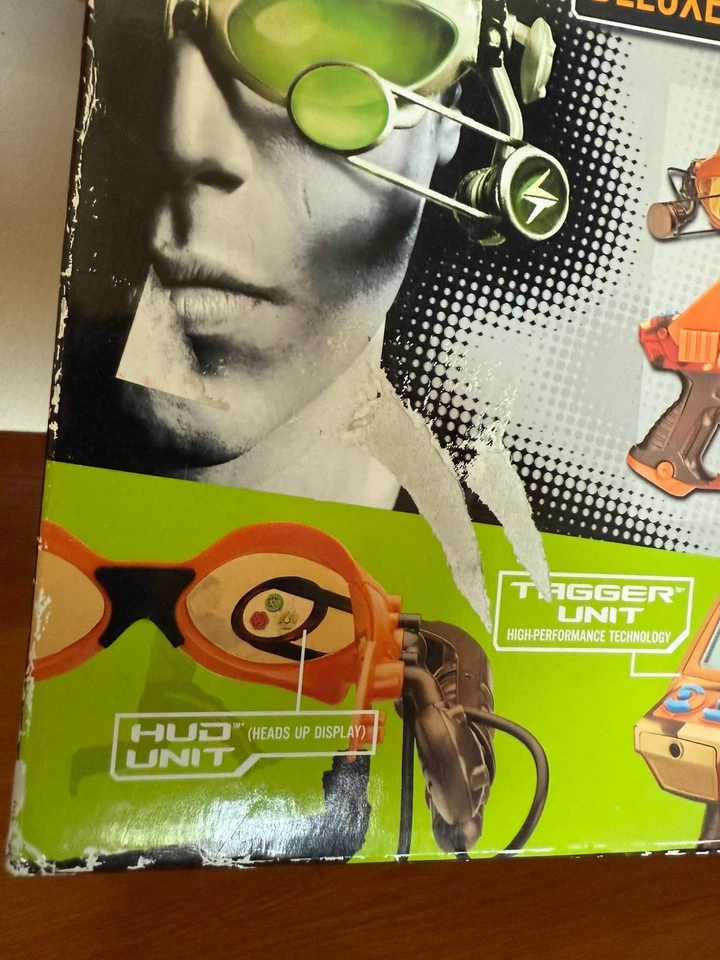 Lazer Tag 2004 Tiger Electronics Camuflagem Equipe Ops Brinquedo Pistola Laser - Novo Na Caixa - Imagem 3 de 3