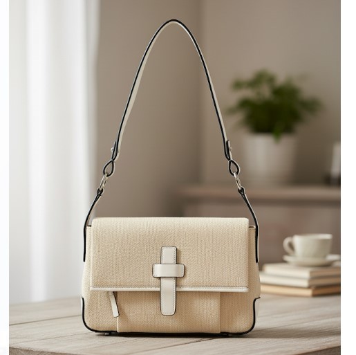 Stone Mountain Natural/Nougat Canvas adj Shoulder Bag Stone Mountain Canvas Exterior Shoulder Bag Bags & Handbags  main image 3