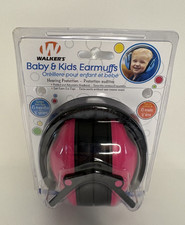 Walker's Children Baby  Kids Ear Muffs Toddler Hearing Protection Folding PINK
