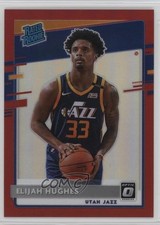 2020 Panini Donruss Optic Rated Rookie Red Prizm 83/99 Elijah Hughes #192 0i40