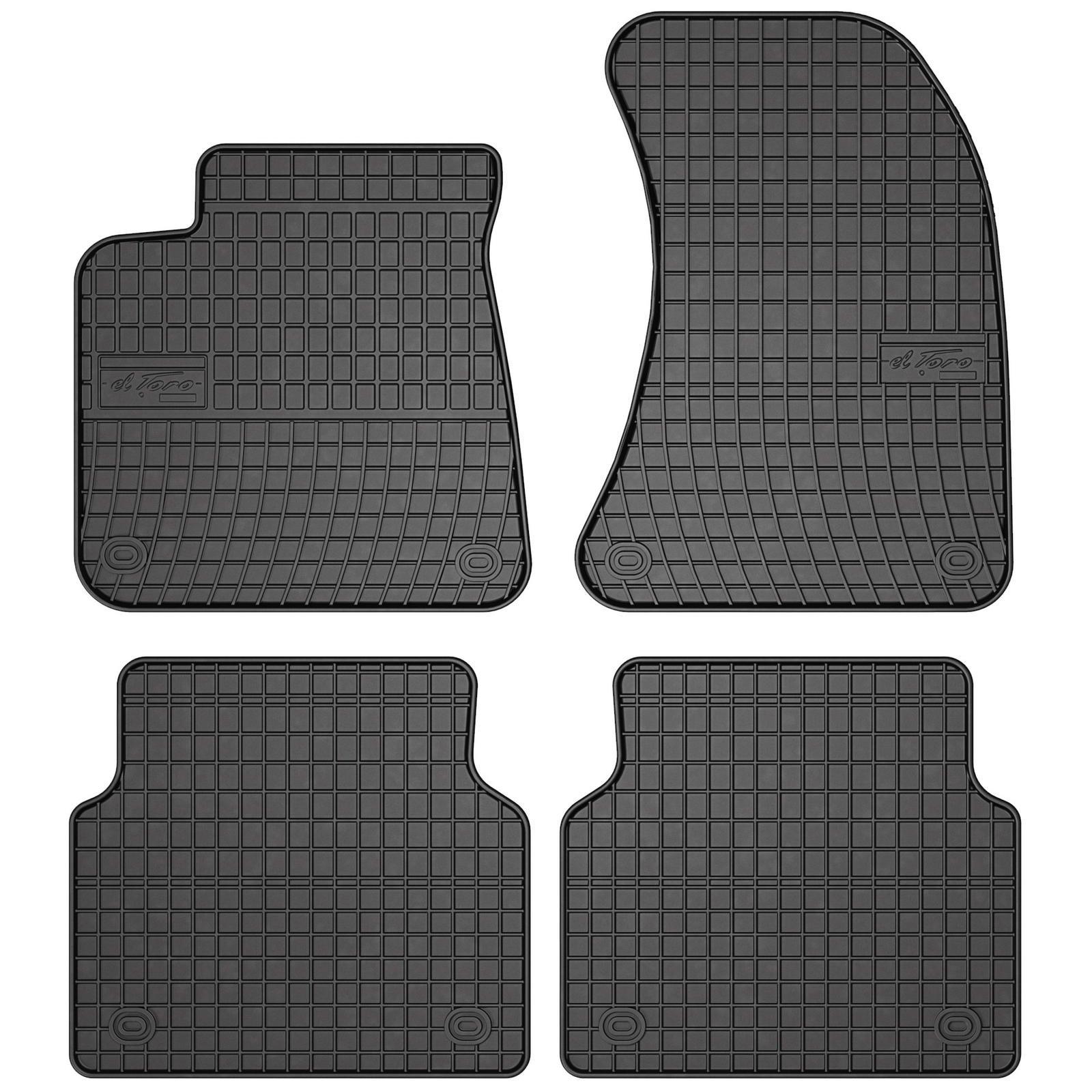Tapis de sol Audi A8 D4 Frogum El Toro en caoutchouc robuste pour un nettoyage facile