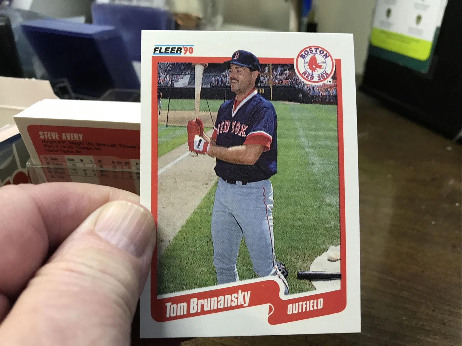 Tom Brunansky trading card