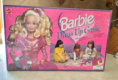 Barbie Doll Dressing Barbie Games 1995 BARBIE DRESS UP GAME (over