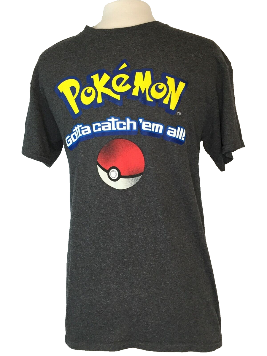 Pokemon T Shirt Mens Size M Medium Authentic Gotta Catch Em All
