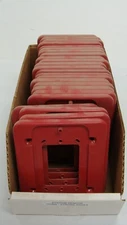 System Sensor Wall Mount Strobe Base Plate Red