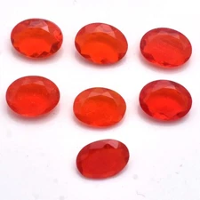7 Pcs Natural Ethiopian Opal 8mm*6mm Oval Faceted Cut Gemstones Wholesale Lot