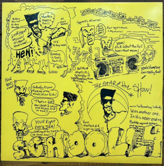 Schoolly-D LP Vinyl What Does it Mean? US Original Old School  1338-1-J
