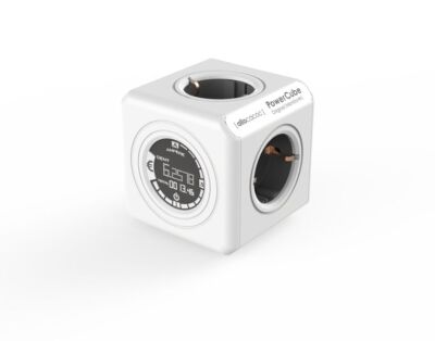 PowerCube Original Monitor, Reiseadapter & Verteiler mit Verbrauch-Anzeige, 230V