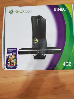 Xbox 360 4GB Console with Kinect Plus 5 Games Bonus