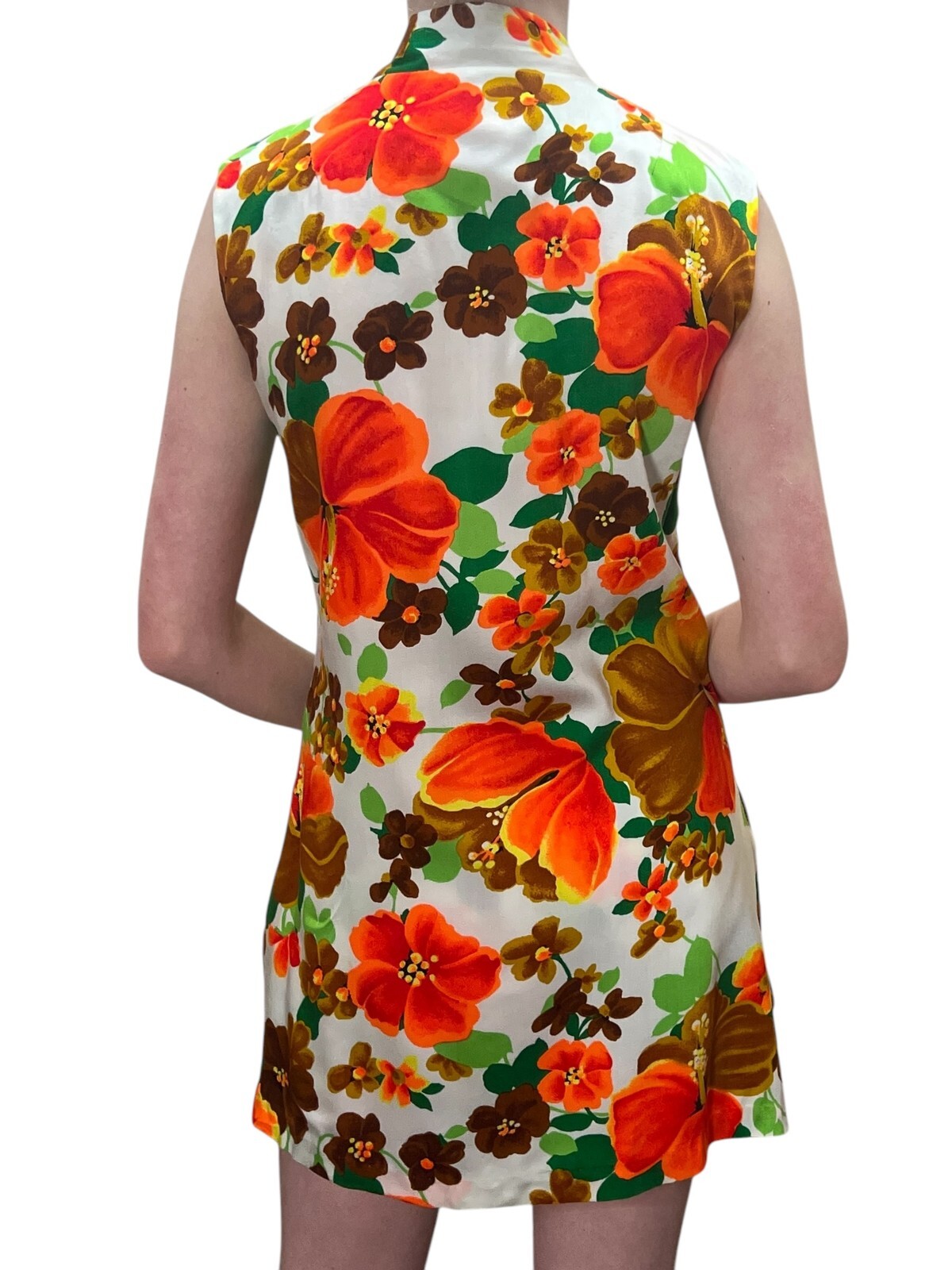 Vtg 70s M~L Hawaiian 2 Pc SHORTS SET  Liberty House Mini Dress Shirt Top Outfit image 2