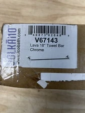 ICO Bath V67143 Lava 18" Towel Bar - Chrome