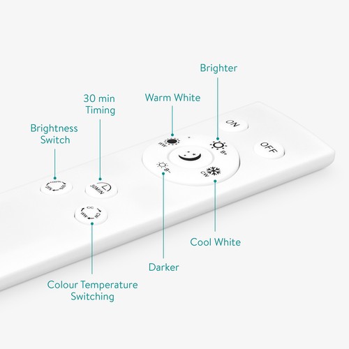 Lampadario Camera da Letto con Telecomando Dimmer per Luce LED Regolabile - Foto 4 di 8