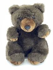 Vintage 1982 America Wego Begging Bear 12 Inch Brown Plush Stuffed Animal Toy