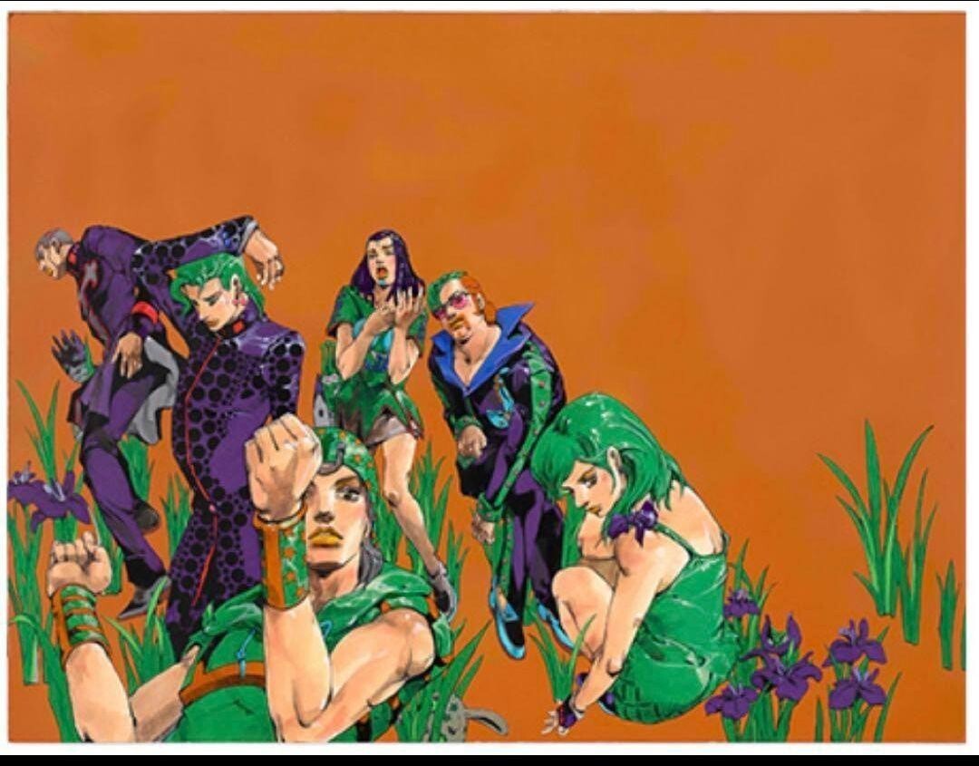 JOJO Official Limited Manga Art Framed Paintings Reproduction