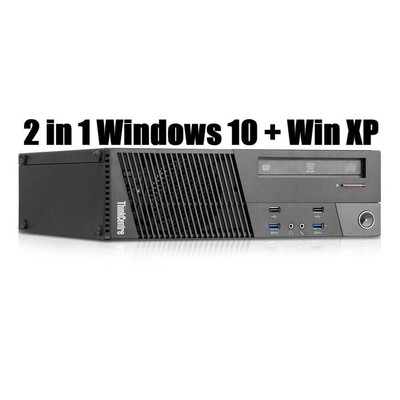 Lenovo M93p PC Windows 10+Win XP SFF i5-4570 4x3,20GHz 16GB 256 SSD+320GB HDD