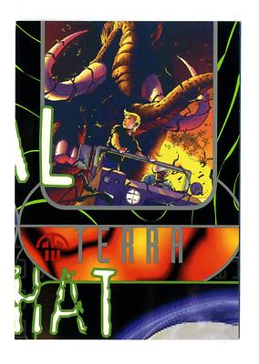 Upper Deck 1996 Jonny Quest Challenge Chase Card QC3 The Lost Words Puzzle 2