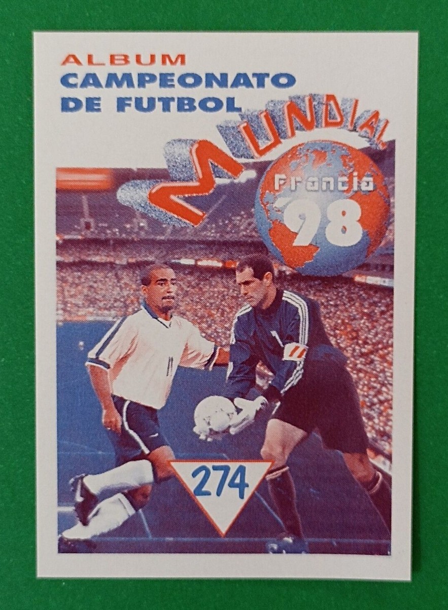 1998 Navarrete France World Cup FIFA Ax Cromo #274 BIXENTE