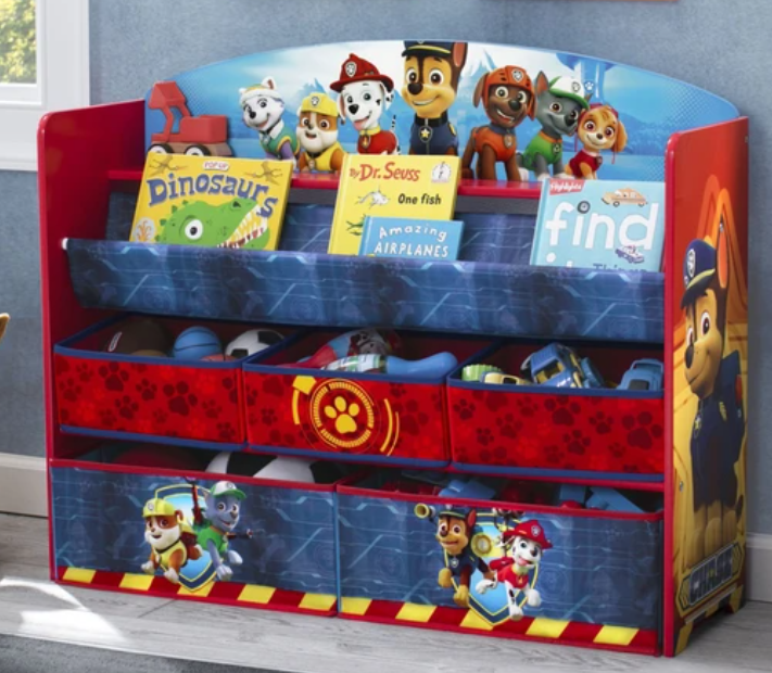 paw patrol toy organizer girl
