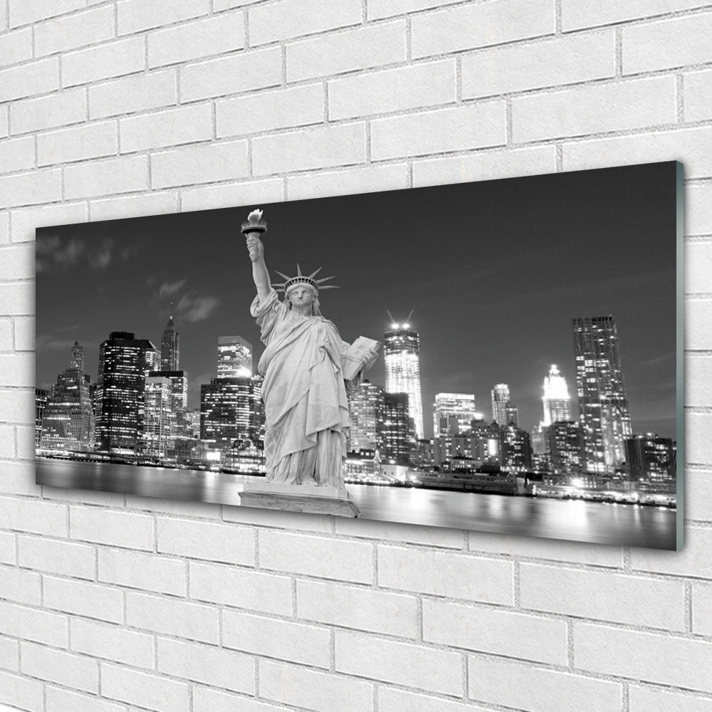 Image sur Plexiglas Statue de la Liberté 125x50 cm tableau mural haut de gamme