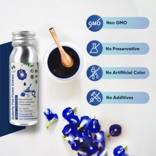 Bionutricia Butterfly Pea Extract Liquid, No Artificial Color & Flavor