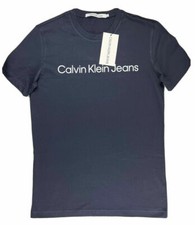 Image of Calvin Klein T-Shirt Dark Blue Regular Fit Institutional Logo