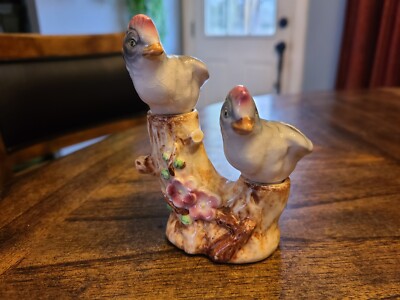 Birds On Branch Pink Flowers Salt And Pepper Shakers | eBay