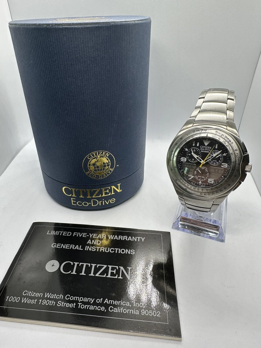 Citizen eco drive online skyhawk manual c650
