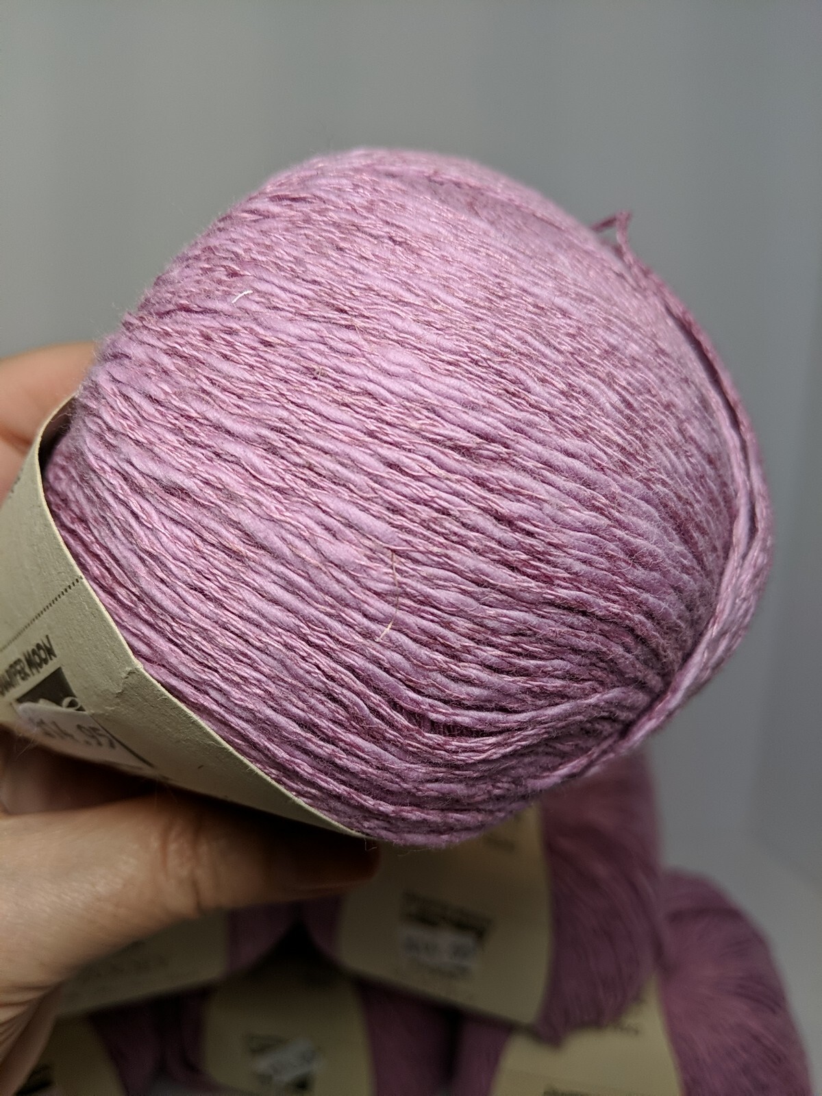 8 Skeins Juniper Moon Farm Zooey Yarn Cotton & Linen Luscious Dusty