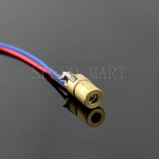4pcs Mini 650nm 6mm 5V 5mW Laser Dot Diode Module Head WL Red NEW