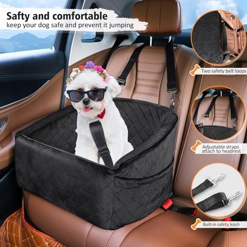 Dog Car Seat for Small and Medium Dogs,Car Seat for Dogs, Removable and Washable - Picture 6 of 11
