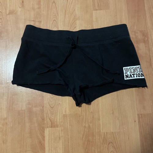 Pink Victoria’s Secret SWEAT Shorts Black Size XS ACTIVEWEAR YOGA LOUNGE