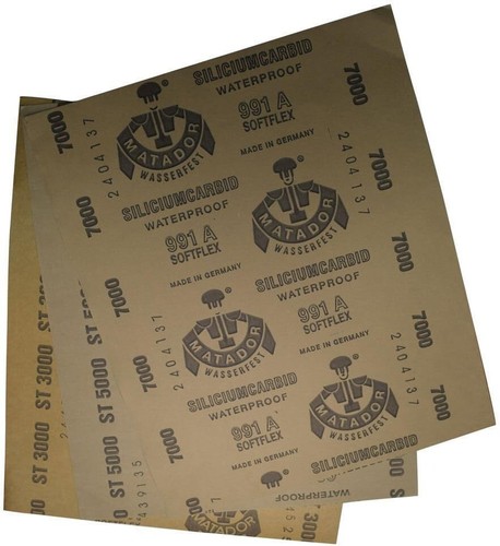 Matador Wet and dry sandpaper. A Weight 1 pack of 27 sheets - Picture 2 of 7