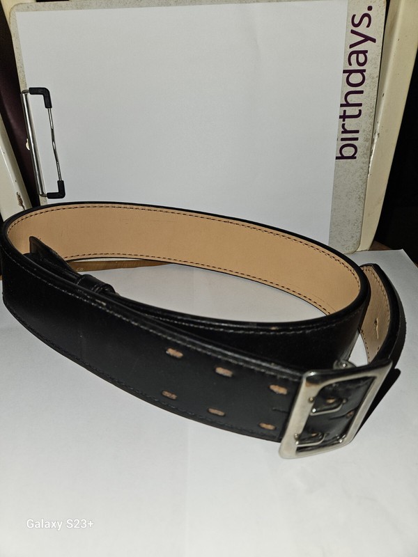 Black Leather Gould And Goodrich #34 Gun Belt 