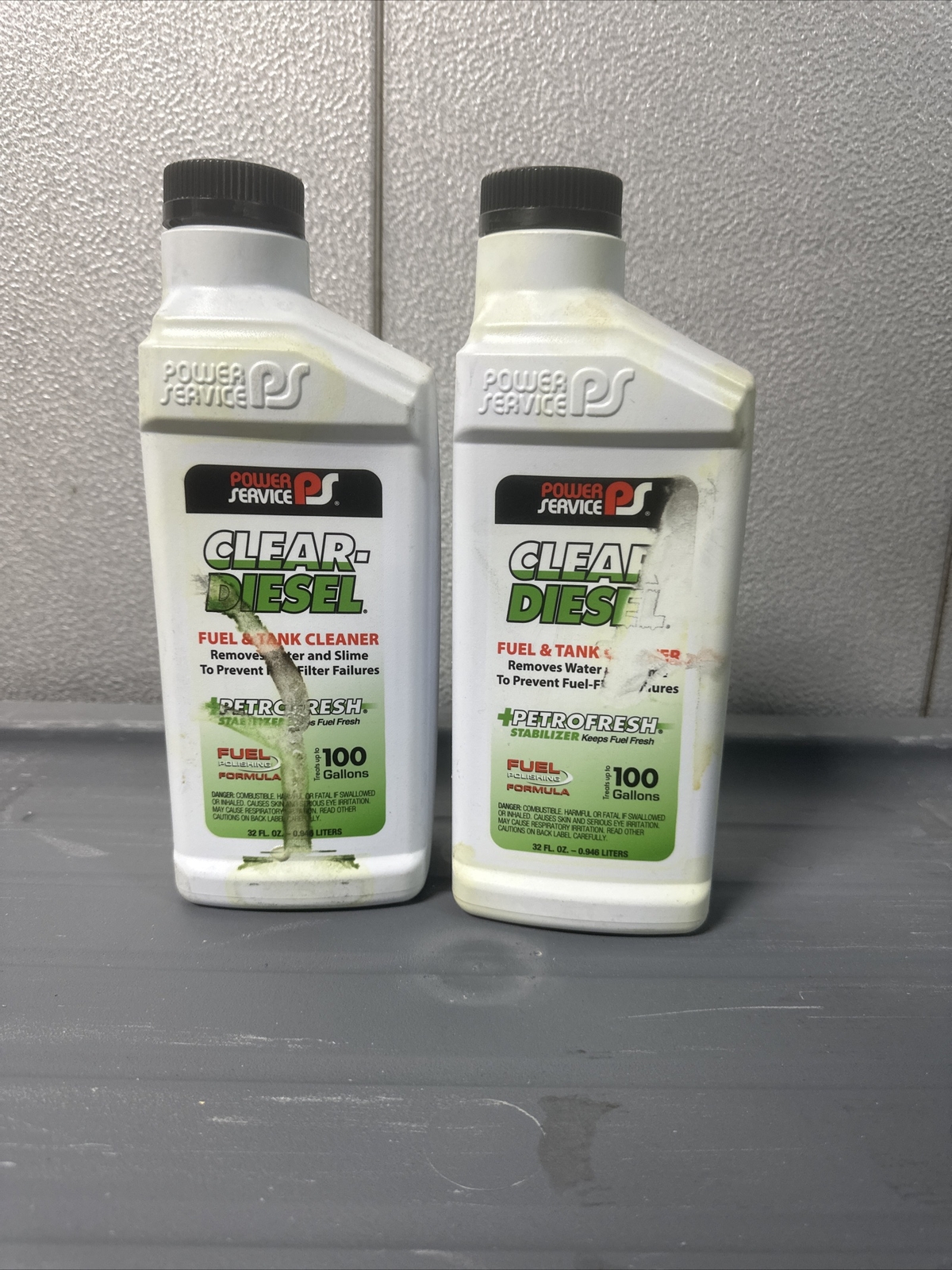 Power Service ClearDiesel Fuel &Tank Cleaner 2x32oz bottles 9225 eBay