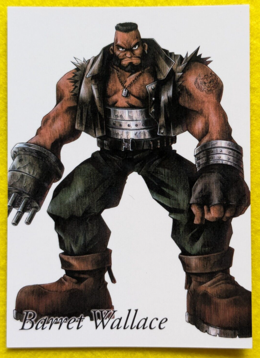 FINAL FANTASY 7 BARRET WALLACE SQUARE ENIX 1-004 TETSUYA NOMURA