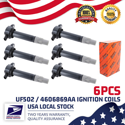 6x High Quality Ignition Coils For Mercedes-Benz SLS AMG 6.3L V8 UF502 4606869AA
