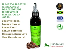 Rastarafi® Jamaican Black Castor Oil Beard Oil 4 Oz | Beard Growth