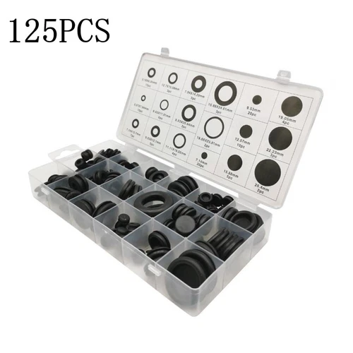 Hochwertige Gummidichtung für Autokabel komplett Firewall Loch Stecker Kit - Bild 11 von 18