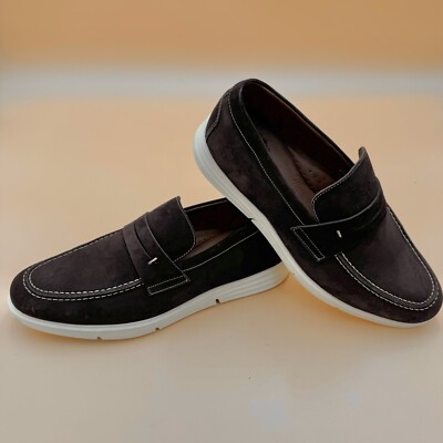 Driver Club USA Men's Sz 9 Shoes New Haven Leather Closed Toe Penny Loafer