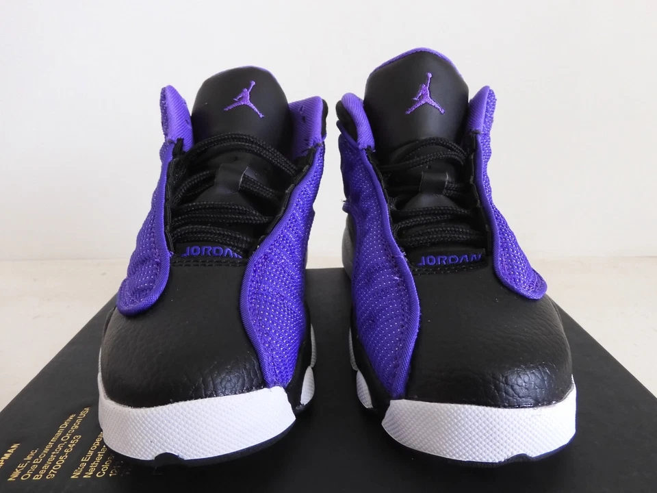 Nike Air Jordan 13 Retro (Ps) Púrpura Veneno-Negro-Blanco Talla 12.5c [FD4649-501] Foto 3 de 4