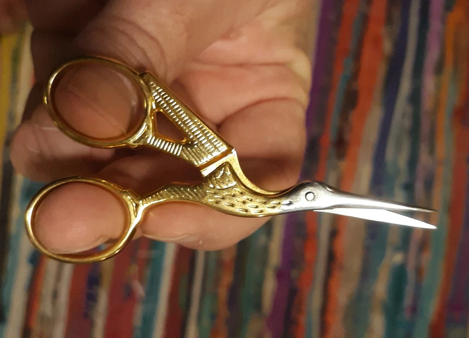 Gingher Gold Series (set of 2) Lions Tail and Stork FREE SHIPPING - Image 3 of 3