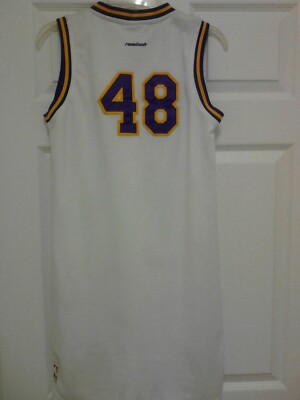 Los Angeles Lakers Rare #48 Women's Size Large Reebok Jersey Dress | eBay